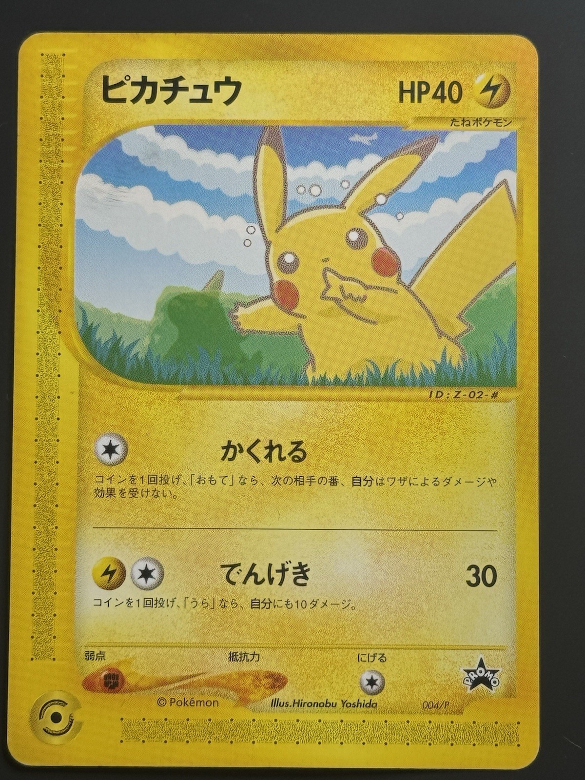Pikachu 2001 Japanese P Promo #004/P Nippon Airways e ANA Special