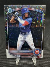 2025 Bowman Draft Mega - Prospect Lazer Refractor #BDC-75 Jefferson Rojas Cubs