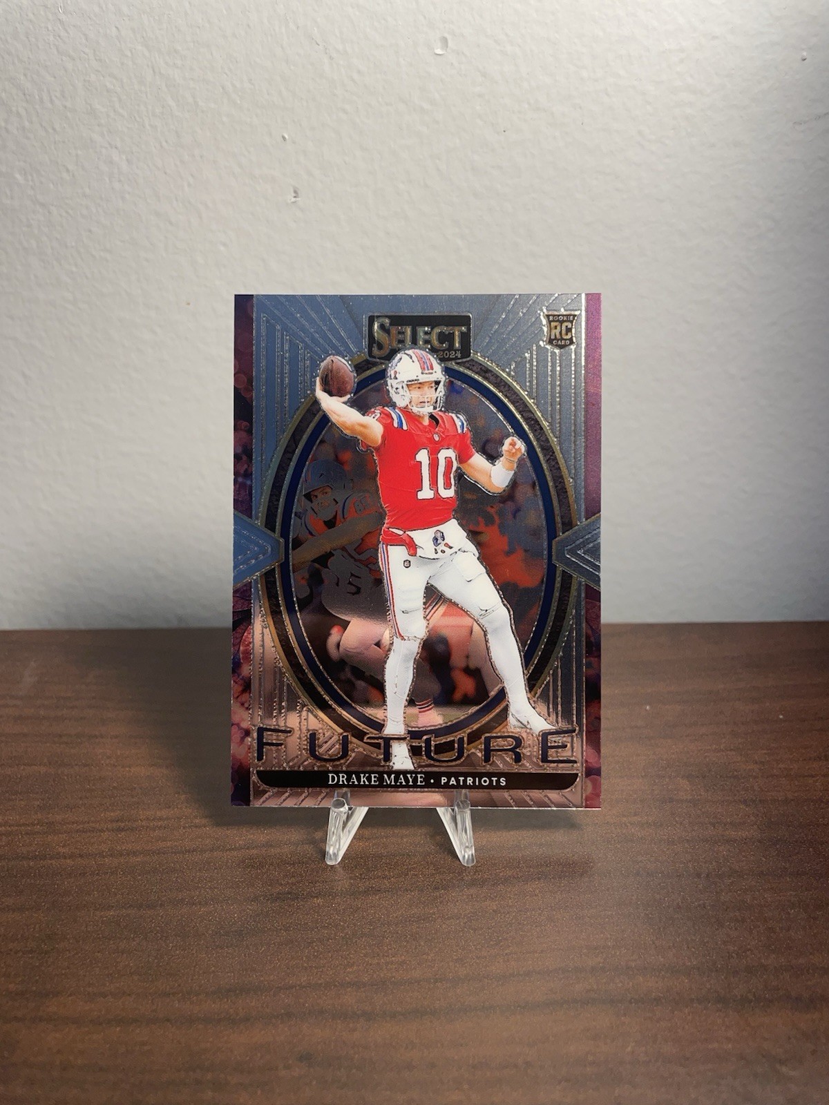 2024 Panini Select - Select Future Drake Maye #5 Silver Prizm (RC)