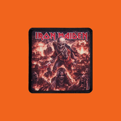 Patch Iron Maiden - Eddie's Apocalypse - Imprimé - Carré de 7,5 x 7,5 cm