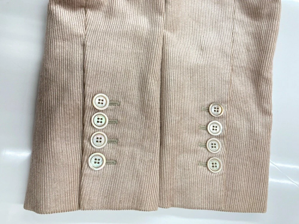 Gucci Tom Ford Periodo 90S 00S Vintage Peak Lapel Tuta Formale 2B Singolo Cordur Sn