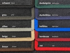 Fußmatten passend für Renault Clio II Typ BB, CB, SB (Baujahr 1998 - 2005), Dura