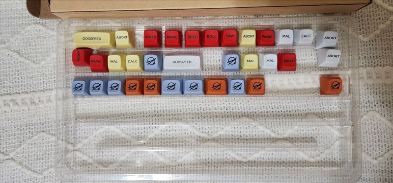 Drop + MiTo MT3 Godspeed Keycaps - Novelties Accent Kit (Incomplete 34/40 Keys)