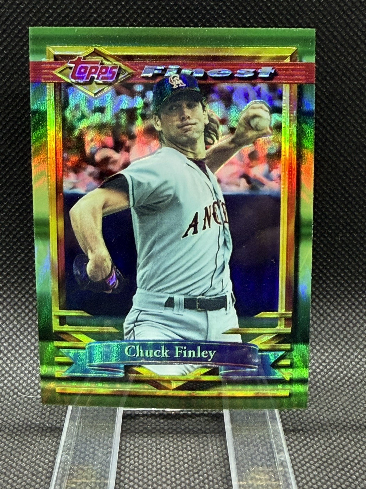 1994 Topps Finest - Chuck Finley #143 Refractor