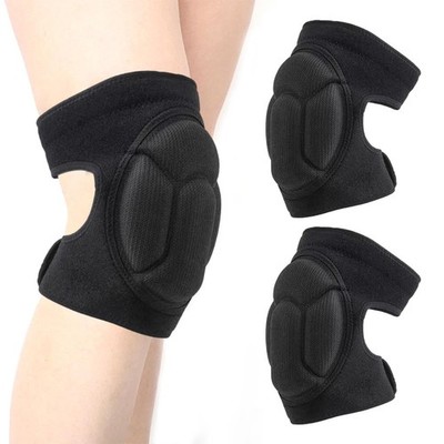 Trasylph Knee Pads, Work Thick Foam Pads 51X21Cm/20.08X8.27Inch, Black 