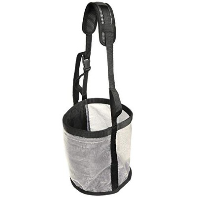 Majestic Ally Horse Feed Bag, Heavy Duty Nylon ,Durable Snap and Elastic Straps,