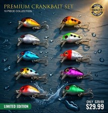 11 pcs Mini Crankbaits- Crappie/ Speck/ Panfish/ trout fishing lures