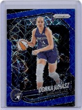 2025 Panini Prizm WNBA #109 Dorka Juhasz Blue Velocity Prizms