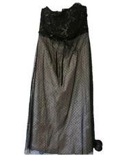 Jim Hjelm Occasions - Black Formal Party Prom Strapless Dress - 8