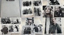 With Lots Of Vintage Movie Stills 1982 The Border Film Pressbook Jack Nicholson