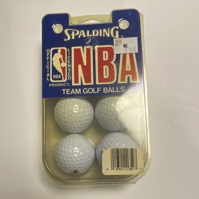 Spalding NBA Chicago Bulls Officially Licensed Golf Balls 6-Pack White