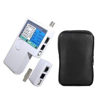 4 In 1 Tester For RJ45 RJ11 USB BNC LAN Network Cable Cat5 Cat6 With Adapter
