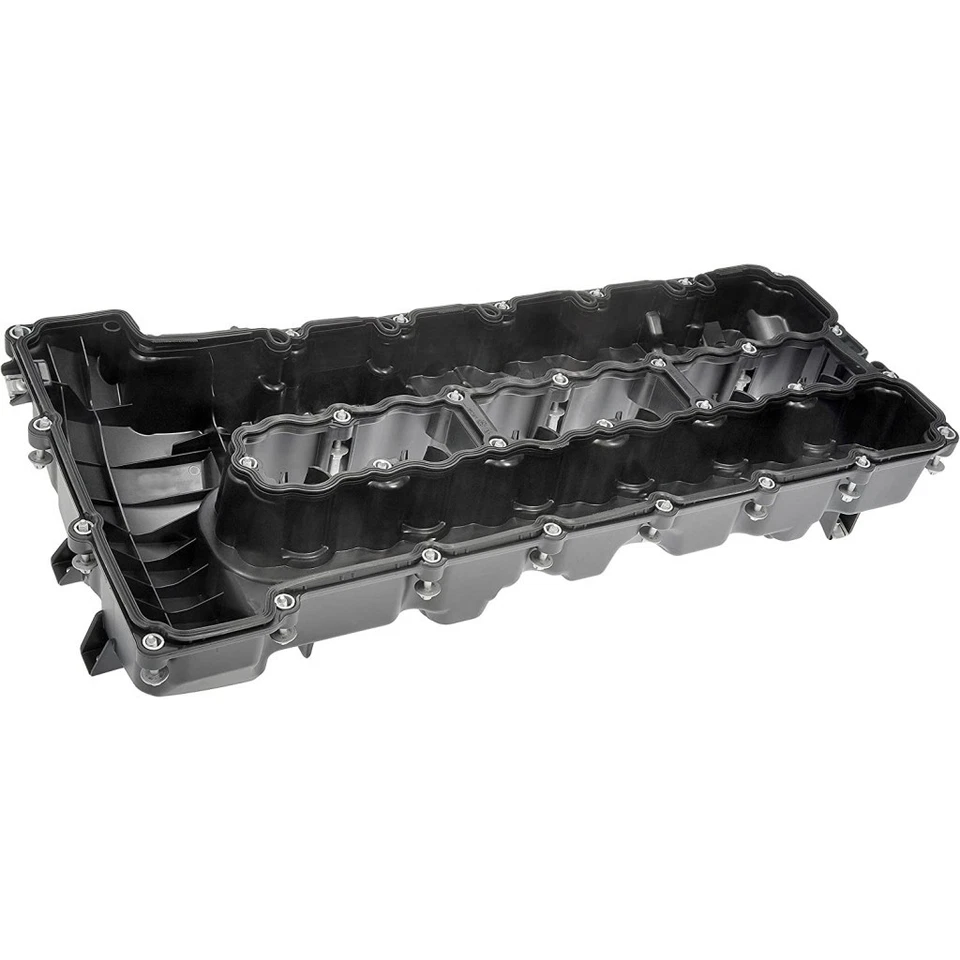 For BMW 740i/740Li 2011 2012 Engine Valve Cover | Black Color | With Grommets Foto 3 de 4