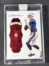2017 Flawless Tom Brady RUBY GEM #13/15