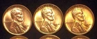 (3) 1941-P CHOICE BU LINCOLN WHEAT CENTS - STUNNING COINS - AWESOME - SEE PICS!!