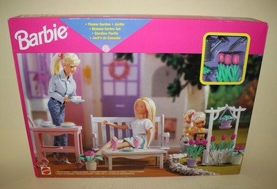 Barbie Spielset Flower Garden Playset 1997 Mattel #67531-98 selten, nrfb  sealed