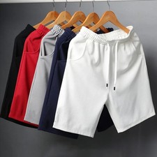 Pantalones Cortos Deportivos Casual para Hombre Correr Gimnasio Ropa de Poli ste