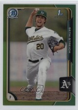 2015 Bowman Chrome Prospects Green Refractor 98/99 Seth Streich #BCP96 y0i