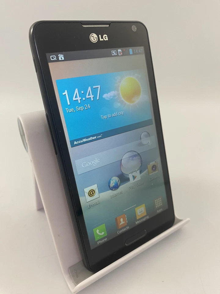 LG Optimus F5 Black Unlocked 8GB 4G 4.3" 5MP Android Touchscreen Smartphone - Image 4 of 4