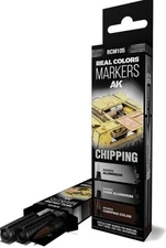 AK Interactive #RCM105 Real Colors Markers 3-pk “Chipping”