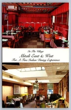 Postcard New York City Mitali East & Mitali West Indian Restaurants Multiview