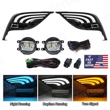 Fits 2021-2024 TOYOTA CAMRY SE XSE DRL Fog Lights Kit LED Driving Lamp LH RH
