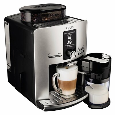 Krups EA82FE one-touch coffee machine silver, free shipping Worldwide