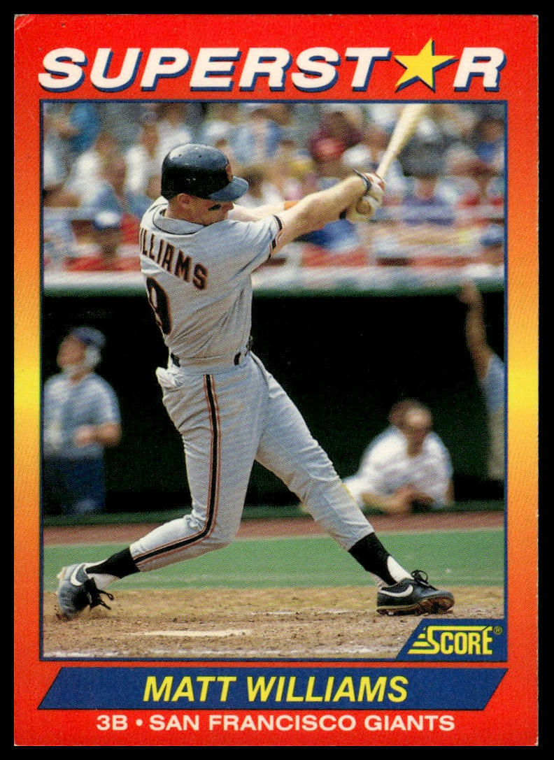 1992 Score 100 Superstars #95 Matt Williams