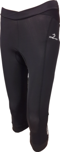 Pantaloncini 3/4 donna ciclismo spinning bicicletta elasticizzati fondello  gel | eBay