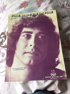 Andy Kim Sheet Music Fire, Baby, I'm On Fire 1974