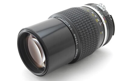 [NEAR MINT] Nikon Ai NIKKOR 200mm f/4 Manual Focus Lens   Clean Optics Japan