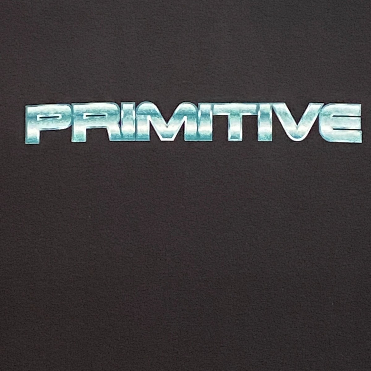 Maglietta Uomo Primitive Terminator 2 Manica Lunga Nera 100% Cotone Nuova