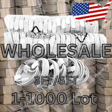 Wholesale Bulk Lot USB Cable For Apple iPhone 14 13 12 11 Pro X 8 7 Charger Cord