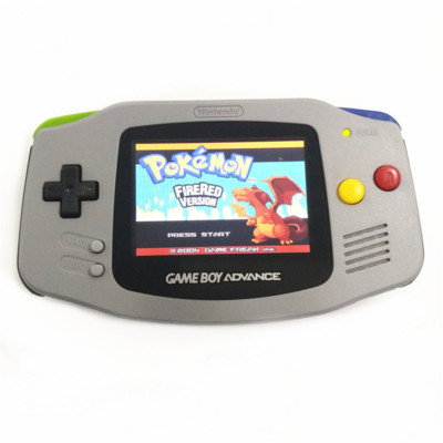 Grey Version Mix Color Game Boy Advance Console With AGS-101 Backlight ...