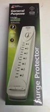 Power Sentry 7 Outlet 1100 Joules Surge Protector w/ 3' Right Angle Plug 100173