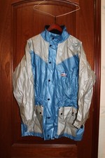 Vintage Rukka Motorcycle Rain jacket Blue - s...