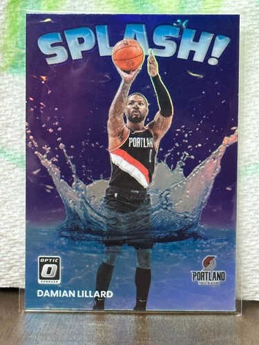 Damian Lillard [Gold] #6 2022 Panini Donruss Optic Splash card