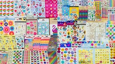 Huge Lot Stickers Kit Set Planner Craft Scrapbook Variety Of SUPPLIES | 1379+