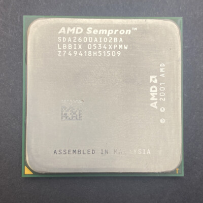 AMD Sempron 2600+ 1.6GHz Socket 754 CPU Processor Low Voltage - SDA2600AIO2BA