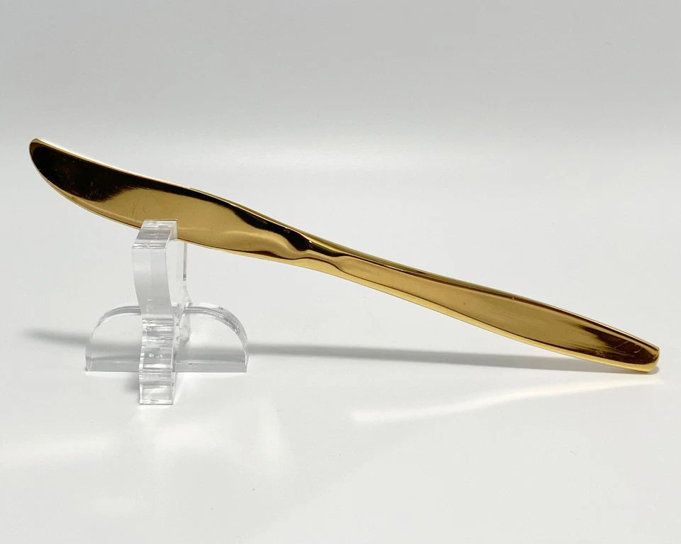 Faca de jantar GOLDEN MODERN LIVING - Rogers Cutlery Co. (prata internacional) - Imagem 4 de 4