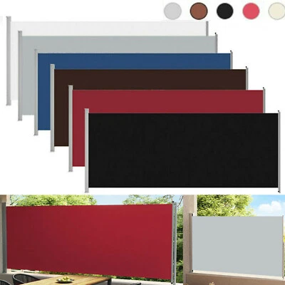 VIDAXL Seitenmarkise Seitenwandmarkise Markise Sichtschutz Windschutz Balkon Terrasse