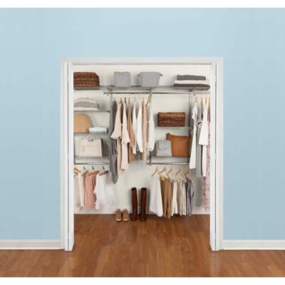 Metal Closet System 48 in. D x 96 in. W x 2 in. H 4 - 8 ft