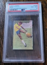 Pelé 1964 Calciatori in Campo Pele #208 PSA 8 POP 1 Finest rarity!!!