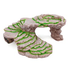 Resin Turtle Ramp Climb Stone Aqua Decoration Ornament for Aquarium