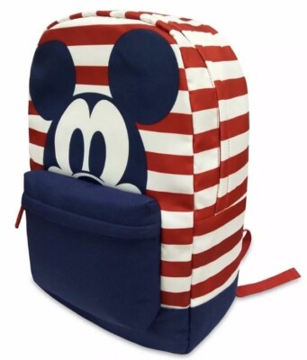 Disney Stars and Stripes Patriotic Mickey Mouse Backpack Disney Parks Loungefly Stars Stripes Americana Patriotic  main image 3