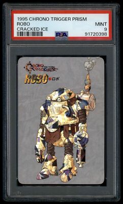 Chrono Trigger Promo Robo Cracked Ice 1995 Special Card PSA 9