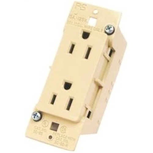 US Hardware Mobile Home/RV Duplex Receptacle 1 9/16" x 4 1/4