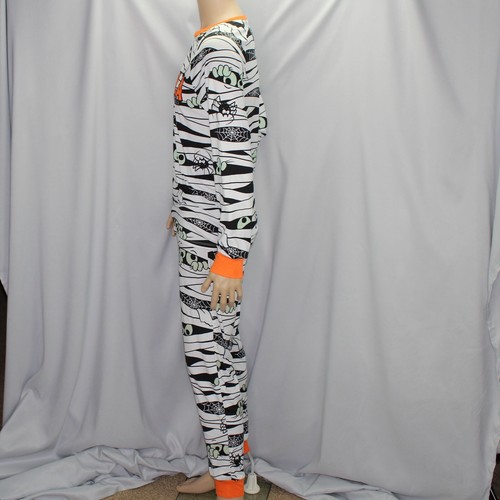 Dadcula Hombre Pequeño Halloween Pijama Conjunto Disfraz Momia Top 34-36 Inferior 28-30 - Imagen 6 de 16