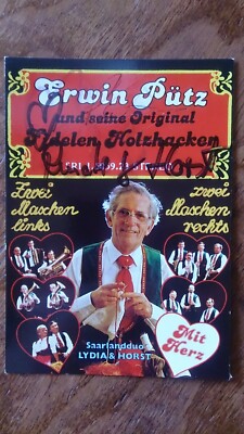 Autogramm Autogrammkarte aus Sammlung Erwin Pütz (2) Holzhacker handsigniert