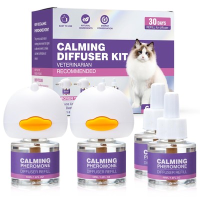 Tcllka Cat Calming Pheromone Diffuser Effectively Relieve Anxiety Stress Cat ...